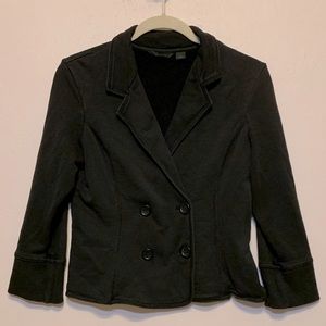 Express 3/4 Sleeve Button Front Blazer Style Cardigan